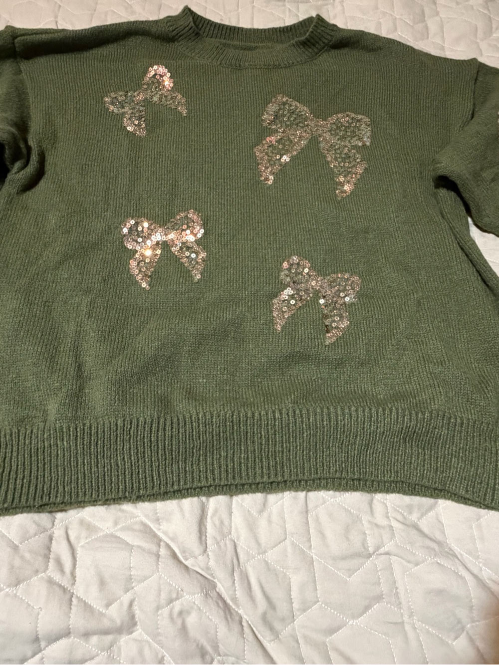 Sequence bow sweater 2X
